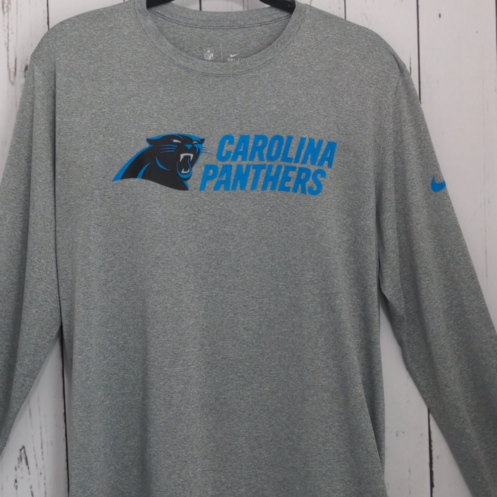 Men's Nike Carolina Panthers XL Dri Fit LS T-Shirt
